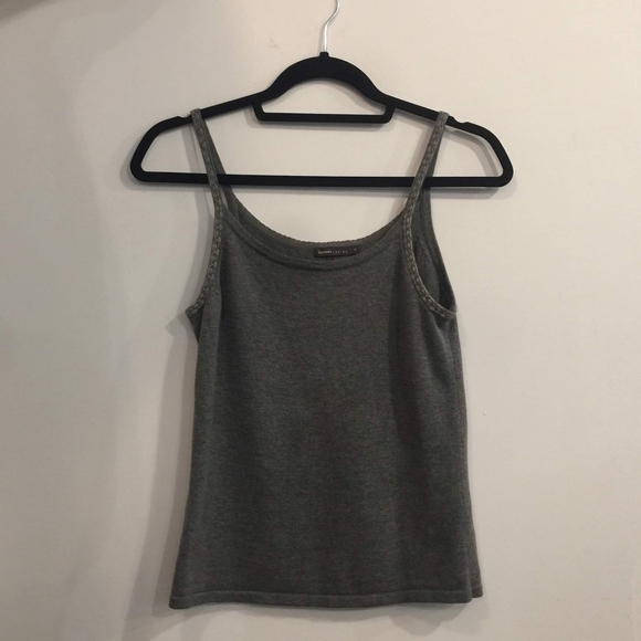 Gray Tanktop with Aztec Straps - Picture 2 of 4